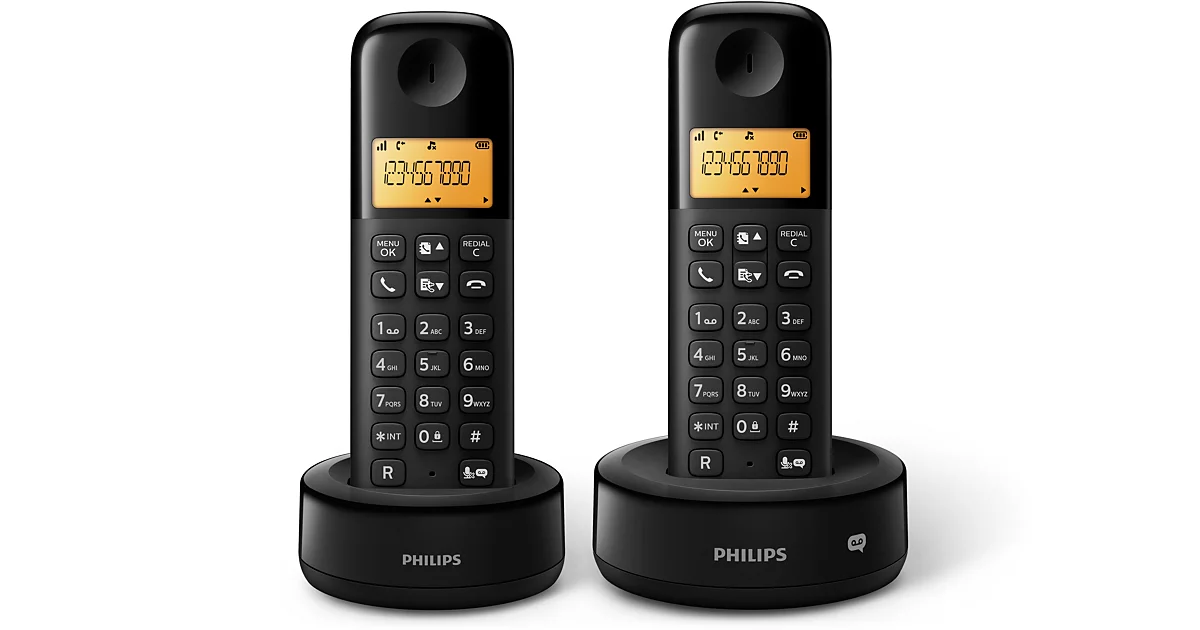 Philips Téléphone fixe sans fil avec répondeur