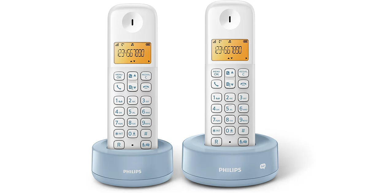 Philips Téléphone fixe sans fil avec répondeur