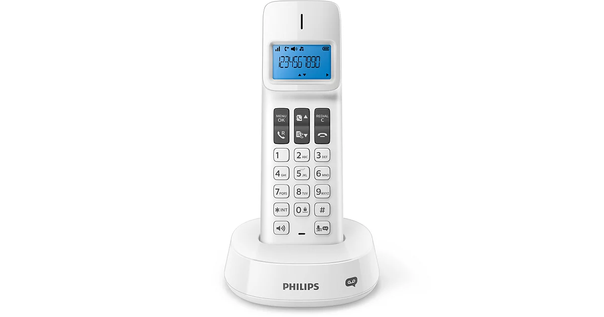 Philips Téléphone fixe sans fil avec répondeur