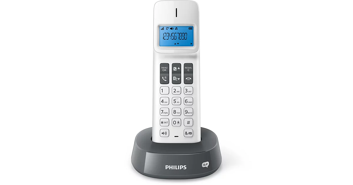Philips Téléphone fixe sans fil avec répondeur