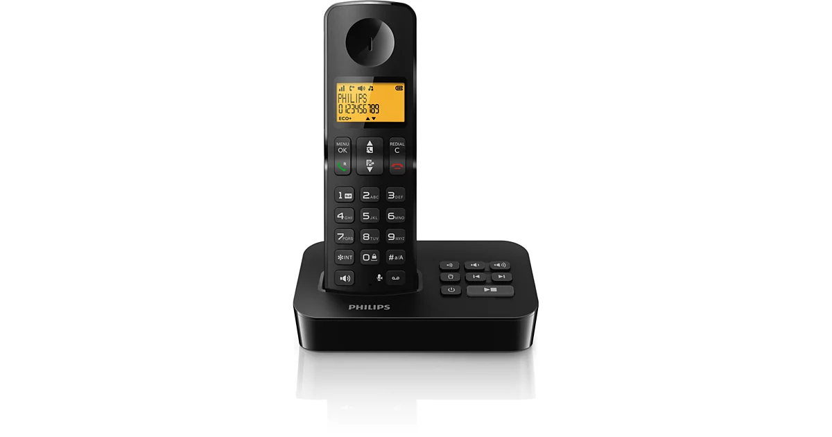 Philips Téléphone fixe sans fil avec répondeur