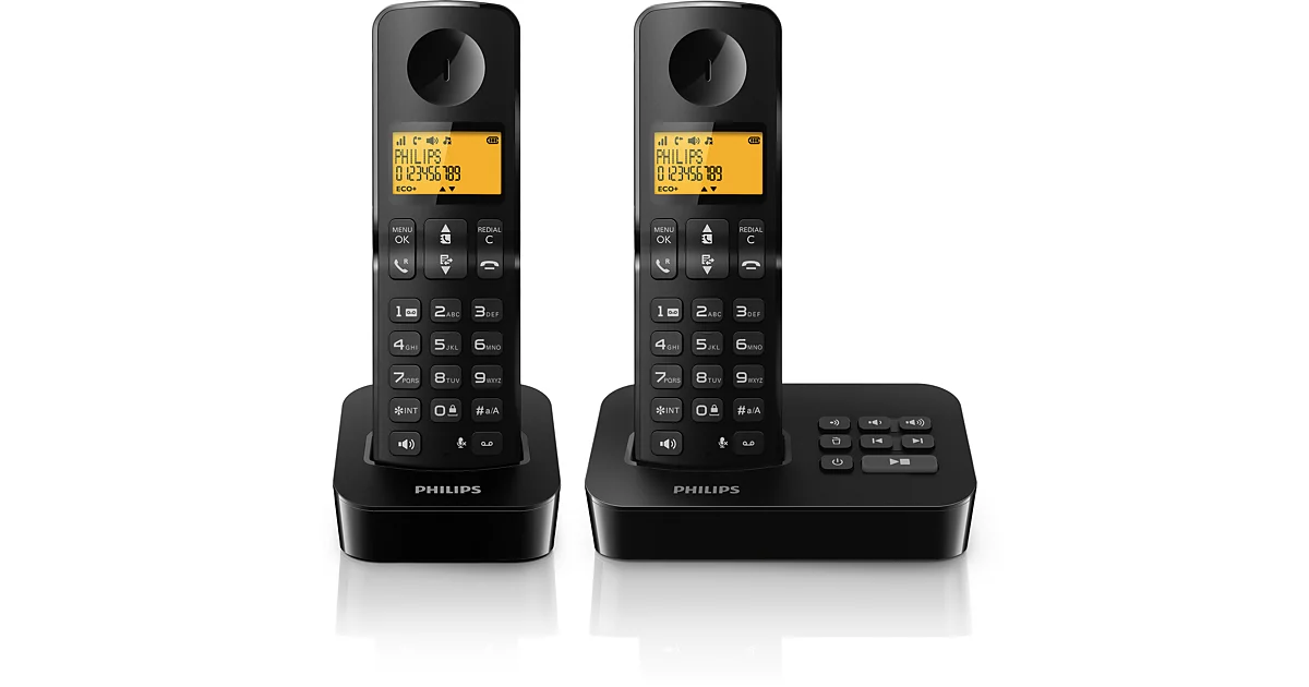 Philips Téléphone fixe sans fil avec répondeur