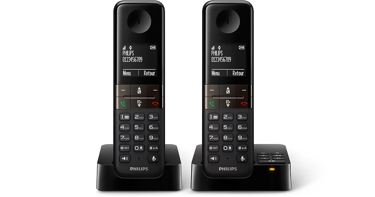 Philips Téléphone fixe sans fil avec répondeur