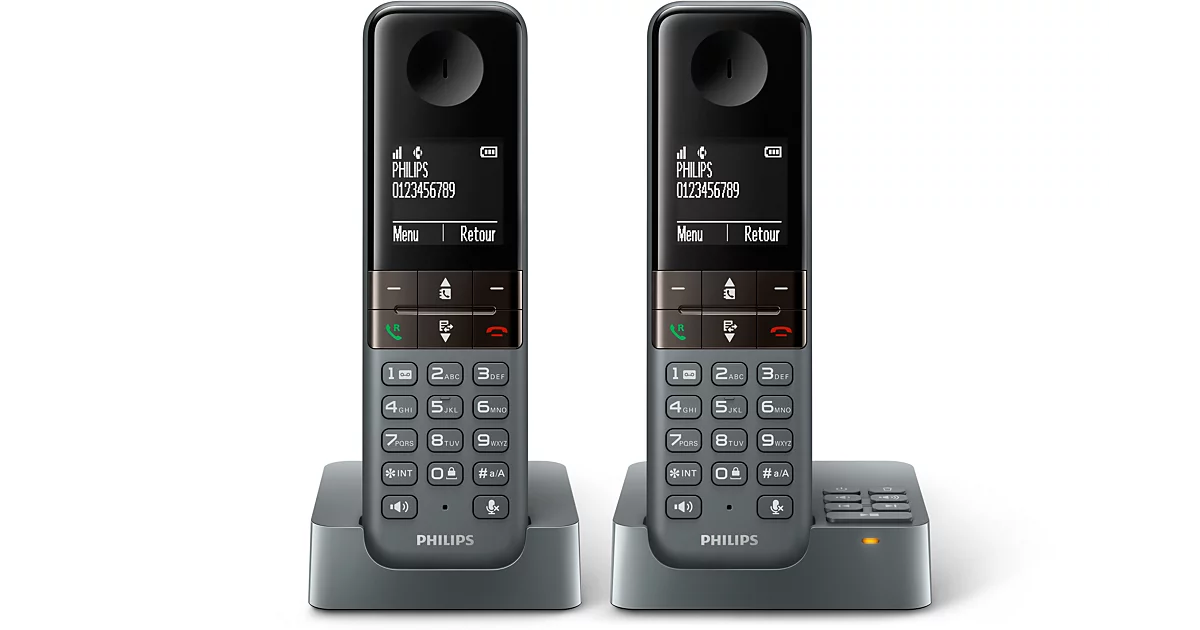 Philips Téléphone fixe sans fil avec répondeur