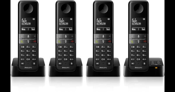 Philips Téléphone fixe sans fil avec répondeur