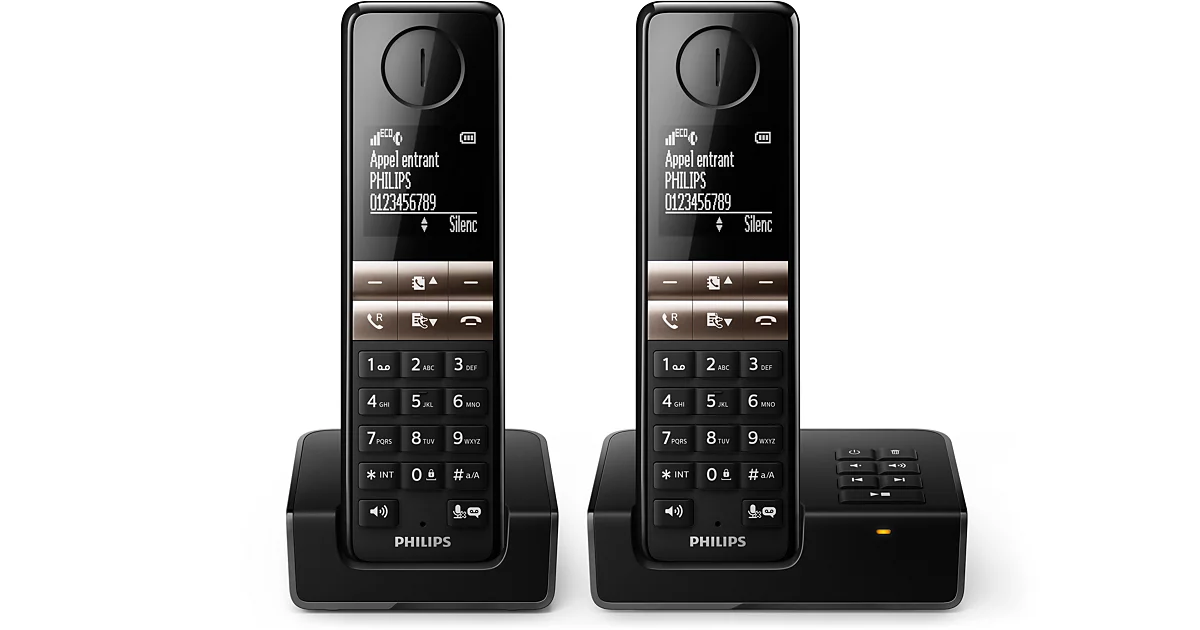 Philips Téléphone fixe sans fil avec répondeur