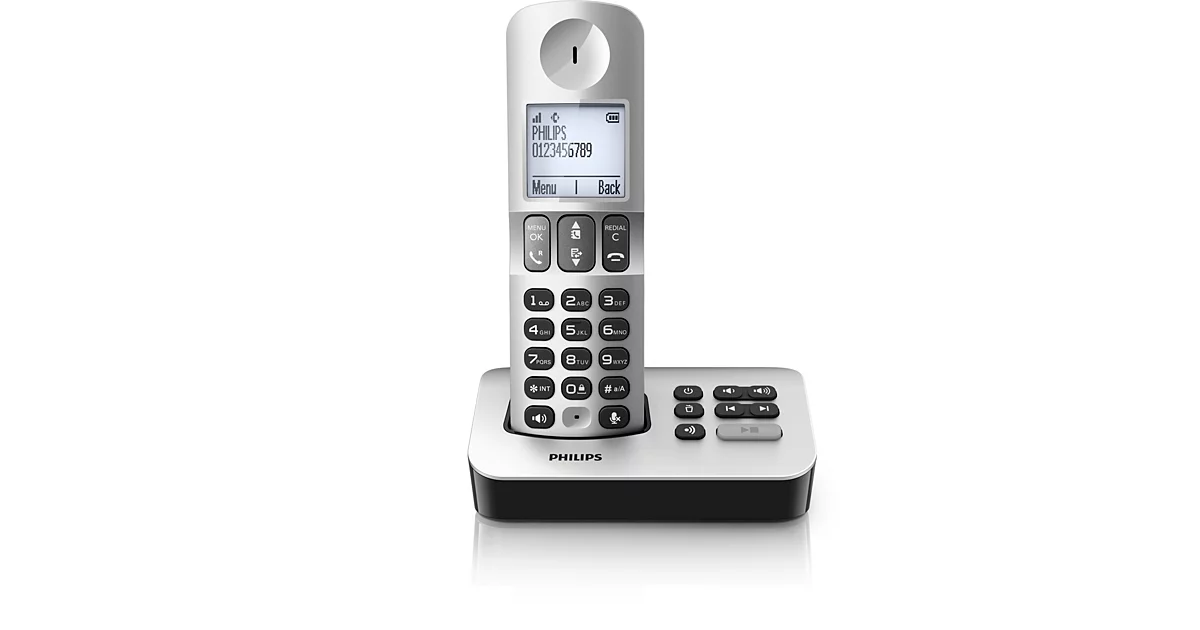 Philips Téléphone fixe sans fil avec répondeur