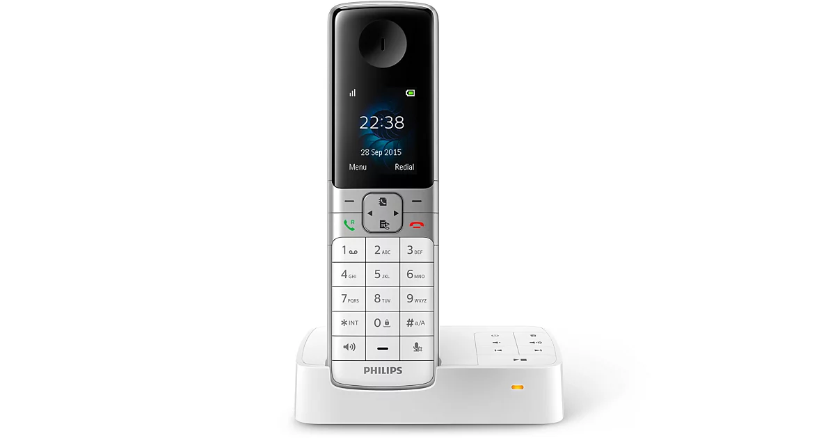 Philips Téléphone fixe sans fil avec répondeur