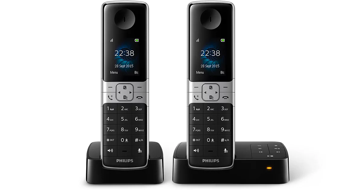 Philips Téléphone fixe sans fil avec répondeur