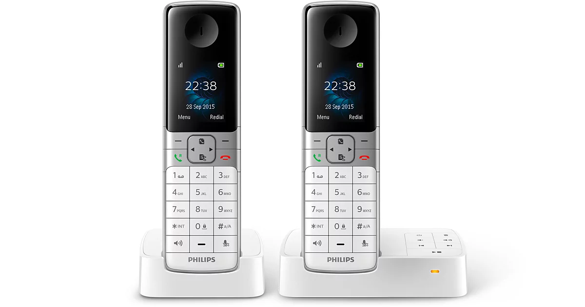 Philips Téléphone fixe sans fil avec répondeur