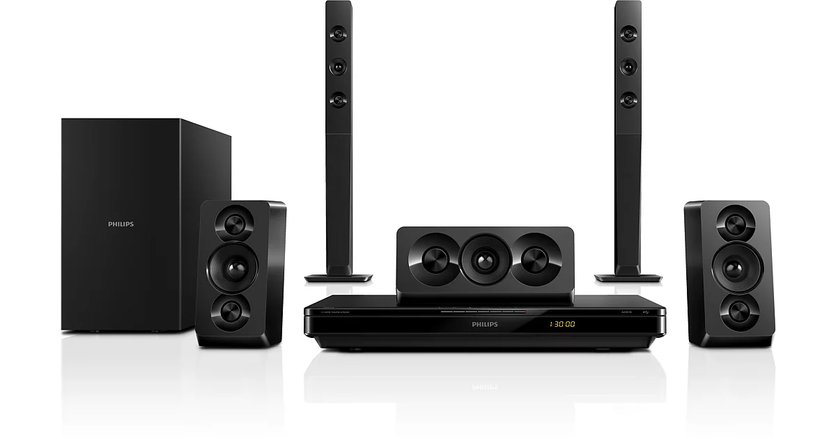 Philips Home Cinéma Blu-ray 3D 5 enceintes