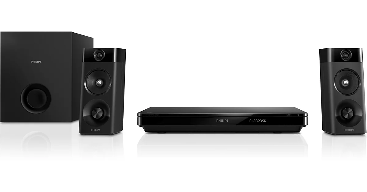 Philips Home Cinéma Blu-ray 3D 2 enceintes