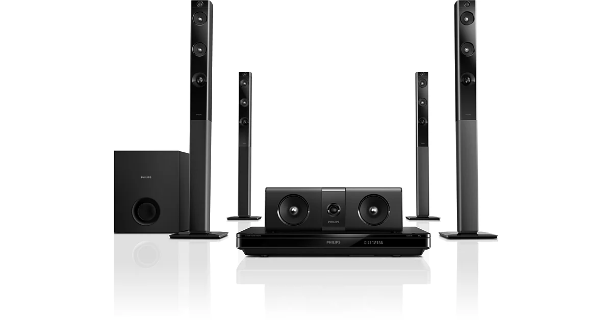 Philips Home Cinéma Blu-ray 3D 5 enceintes