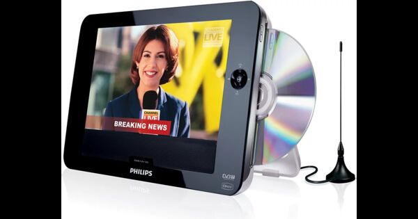 Philips Téléviseur et lecteur de DVD portable
