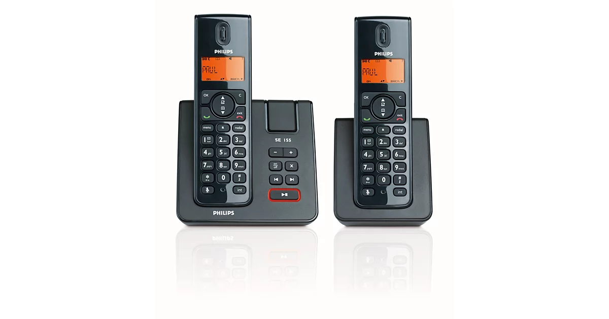 Philips Téléphone fixe sans fil avec répondeur