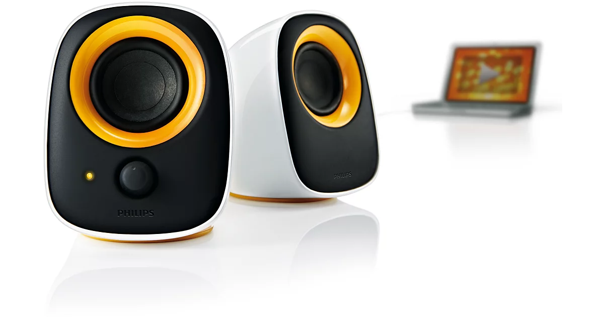 Philips Enceintes USB pour ordinateur portable