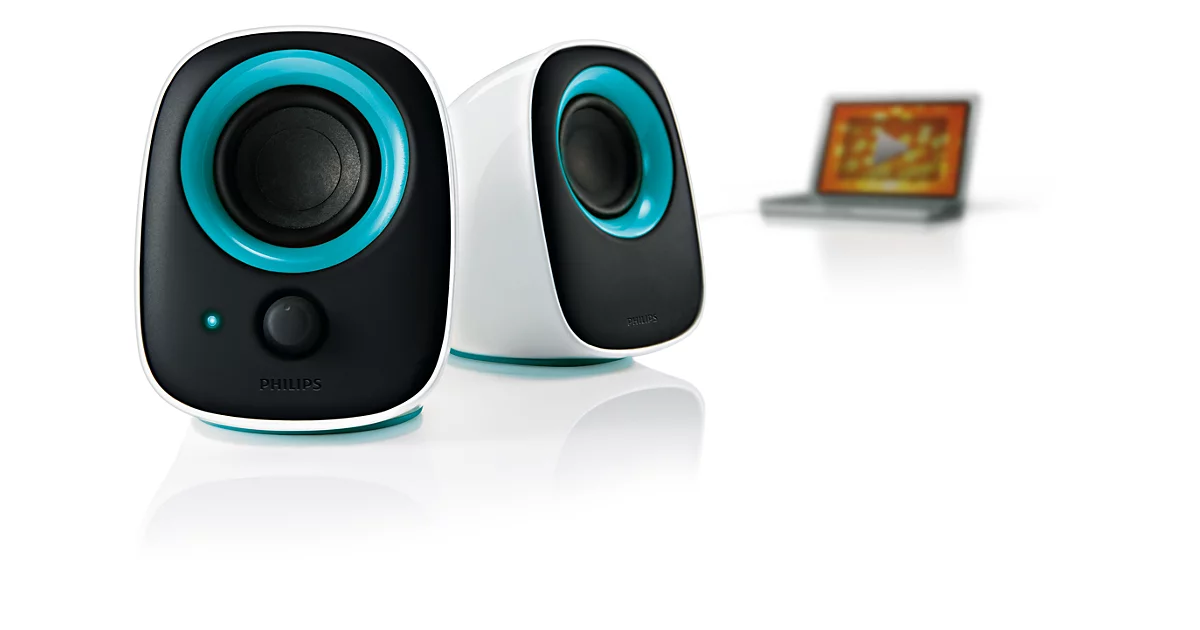 Philips Enceintes USB pour ordinateur portable