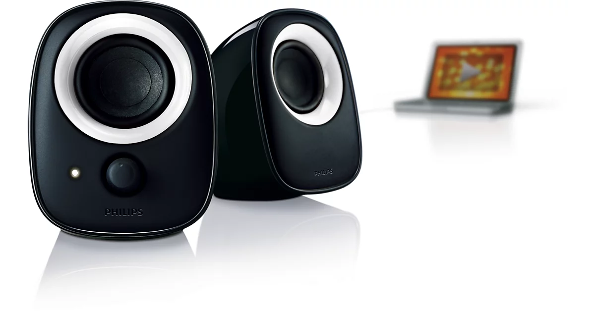 Philips Enceintes USB pour ordinateur portable