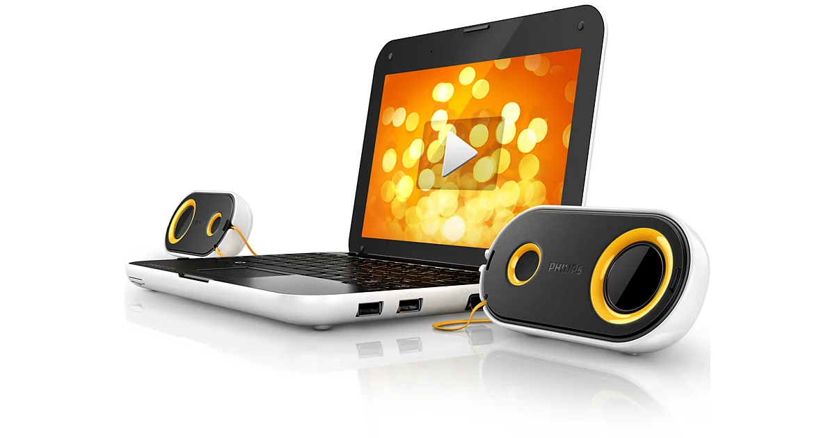 Philips Enceintes USB pour ordinateur portable