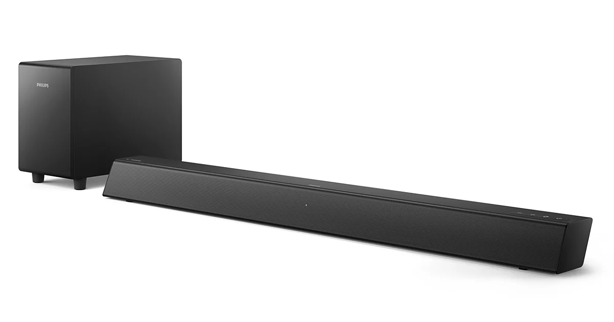 Philips Barre de son 2.1 avec caisson de basses sans fil