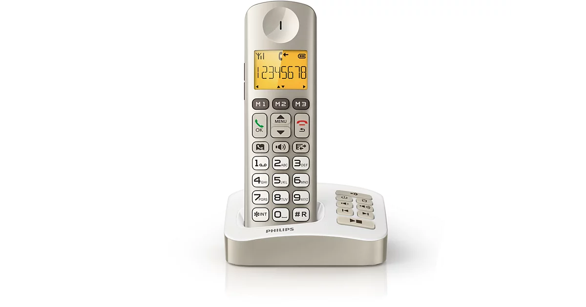 Philips Téléphone fixe sans fil avec répondeur