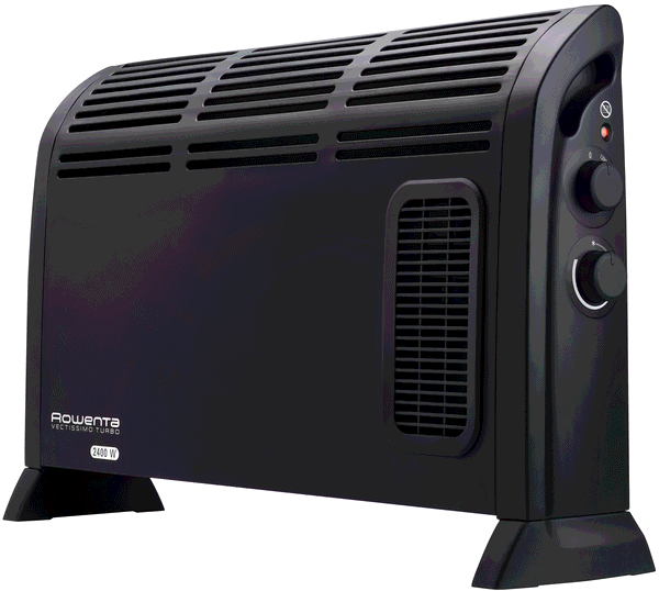 Rowenta Vectissimo, Radiateur convecteur, Large diffusion, Puissant 1200/2400W, Fonction Turbo
