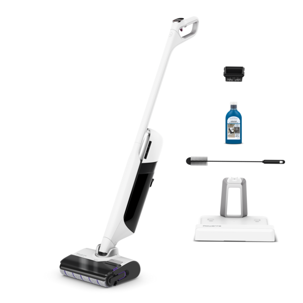 Rowenta X-Clean 12, Aspirateur laveur sans fil, Nettoyage efficace et intelligent