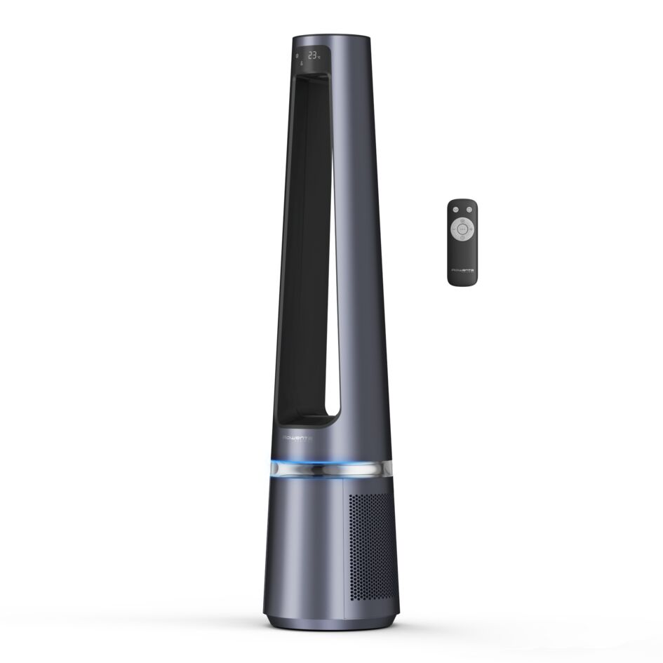 Rowenta Eclipse 2-en-1, Purificateur Ventilateur, Filtration 99.95%, Silencieux 32dB