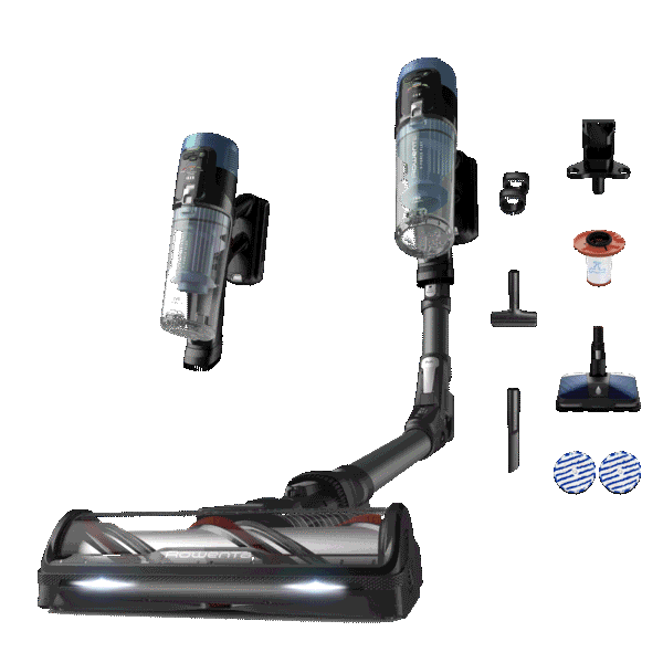 Rowenta X-Force Flex 14.80, Aspirateur balai laveur sans fil, 240 AW, 90 min, Tête aqua
