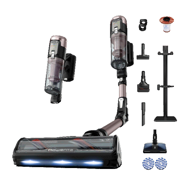 Rowenta X-Force Flex 16.60 Aqua, Aspirateur balai sans fil, 315 AW, 120 min, Tête Lavante
