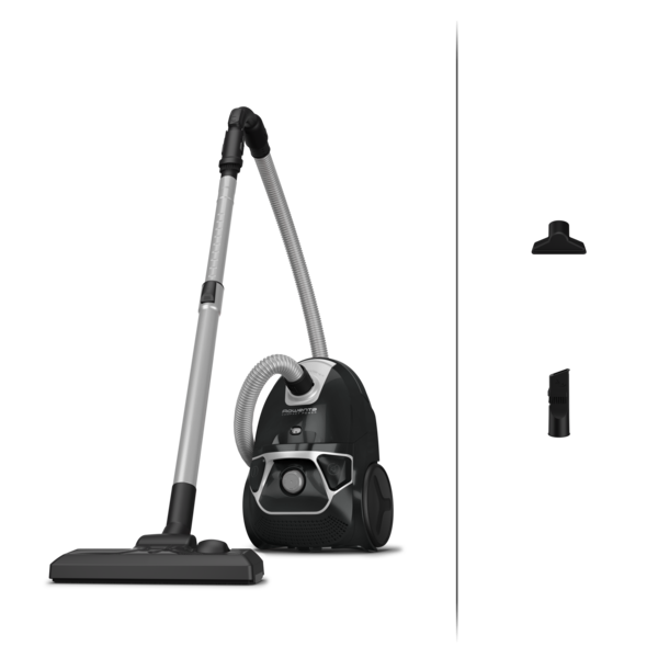 Rowenta Compact Power, Aspirateur avec sac, 900W max, compact, haute filtration, 3L