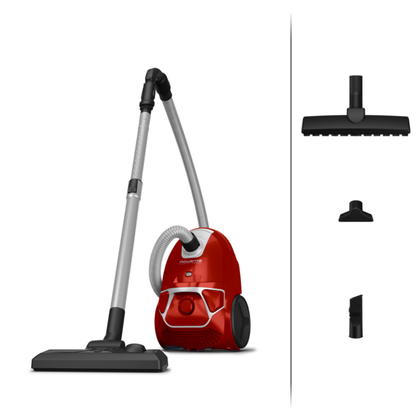 Rowenta Compact Power, Aspirateur avec sac, 900W, 3L, Modèle parquet