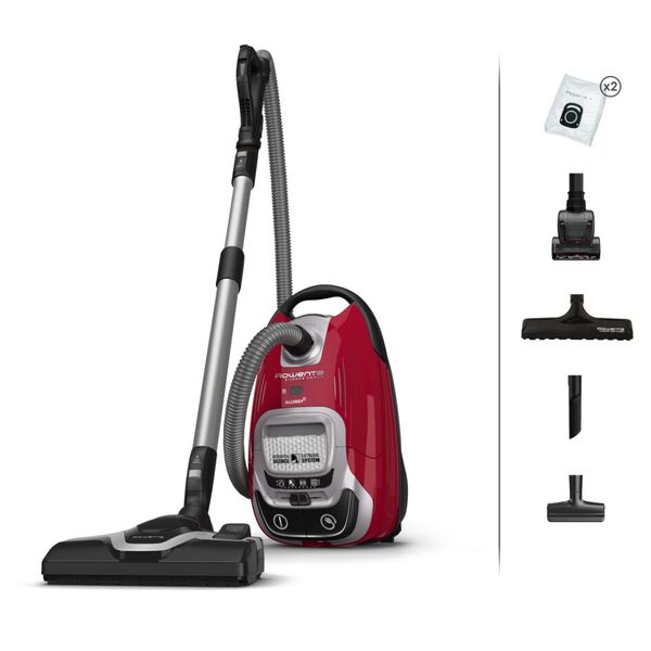Rowenta Silence Force Effitech, Aspirateur avec sac, 400W, 57 dB(A), Fabriqué en France