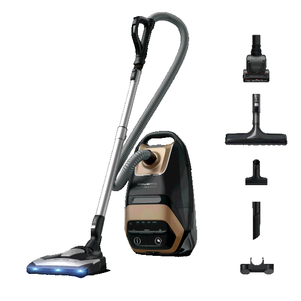 Rowenta Silence Force 12 Smart, Aspirateur aves sac, Puissant, Ultra silencieux, Modèle animal