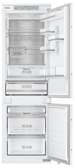 Samsung Réfrigérateur combiné intégrable, 267L - BRB26705DWW