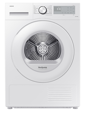 Sèche-linge Samsung Blanc Pompe à chaleur / Optimal Dry / 8kg - DV80CGC0B0THEF Classe A++