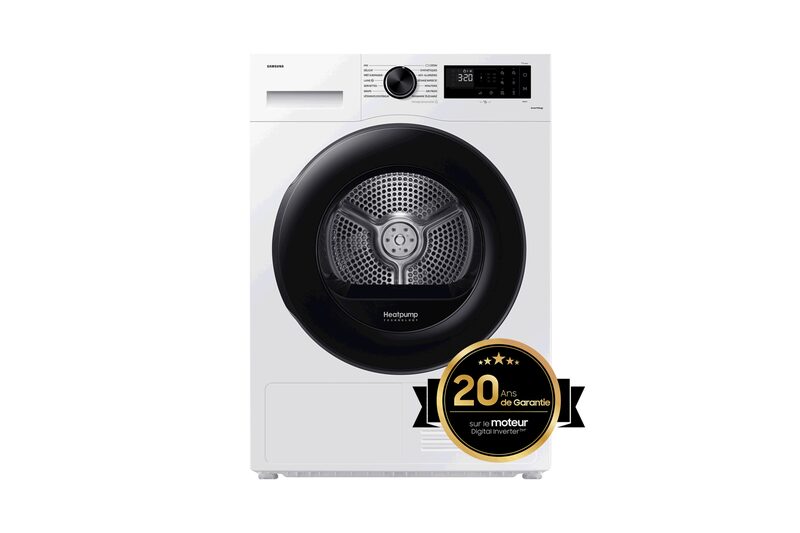 Samsung Sèche-linge Optimal Dry 8kg - DV80CGC2B0AE