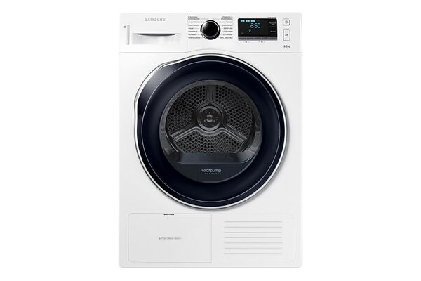 Samsung Sèche-linge Pompe à chaleur A++, Blue Design, 8kg - DV80K6010CW