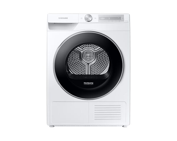 Sèche-linge Samsung Blanc Pompe à chaleur / Optimal Dry / AI Control / 8kg - DV80T6220LH/S3 Classe C