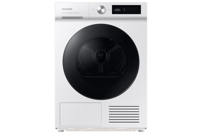 Sèche-linge Samsung Blanc Pompe à chaleur / AI Dry™ Séchage intelligent / Optimal Dry / AI Control / 9kg - DV90BB74