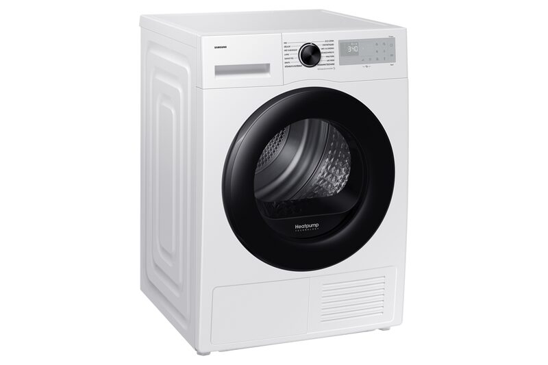 Sèche-linge Samsung Blanc Pompe à chaleur / Optimal Dry / 9kg - DV90DG52A0AHEF Classe C