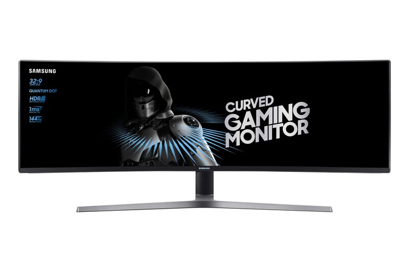 Samsung 49" Écran gaming incurvé ultra large - C49HG90DMU