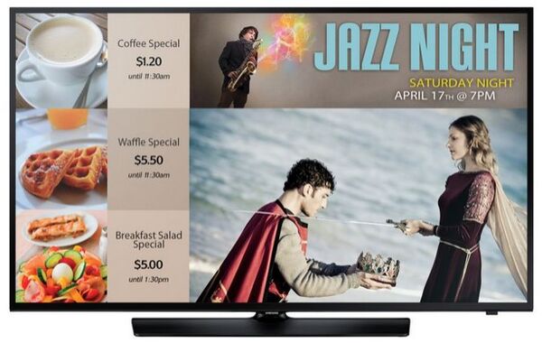Samsung TV Pro 48’’ - 250 cd/m² - HD - EB48D
