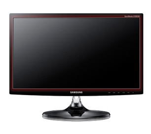 Samsung Moniteur Full HD 19'' - Touche de rouge élégante