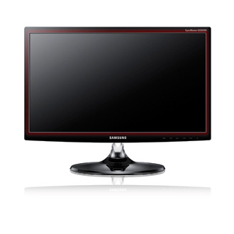 Samsung Moniteur Full HD 22'' - Touche de rouge élégante