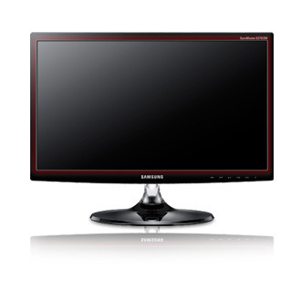Samsung Moniteur Full HD 23'' - Touche de rouge élégante