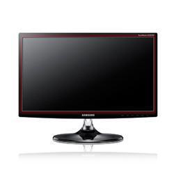 Samsung Moniteur Full HD 24'' - Touche de rouge élégante