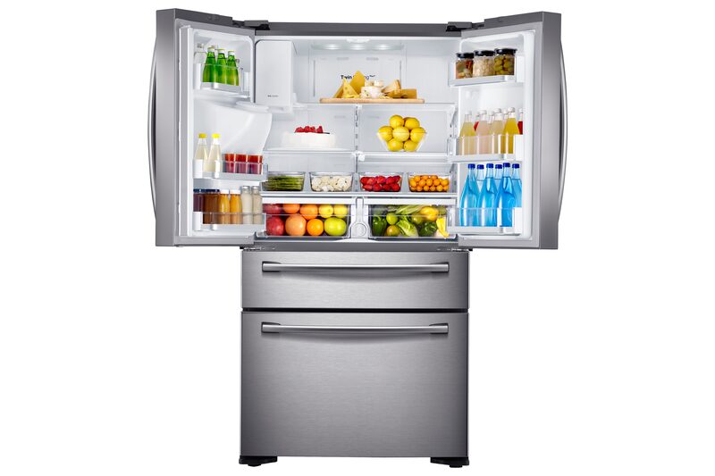 Samsung Multi-portes 510L, Froid Ventilé Plus, Tiroir modulable - RF24FSEDBSR