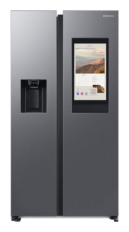Réfrigérateur Samsung Family Hub -Américain- Platinum Inox- 614L - Classe E -RS6HDG883ES9