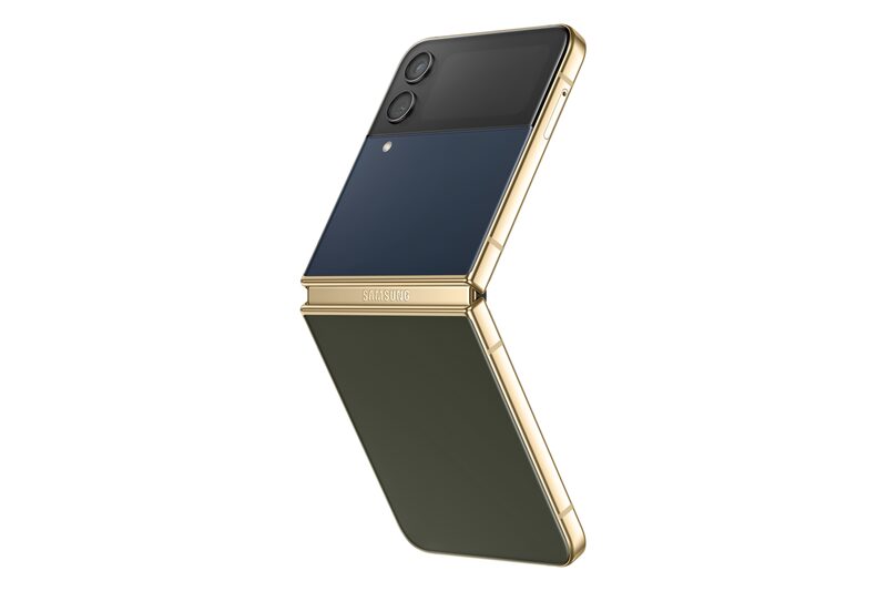 Samsung Galaxy Z Flip4 Bespoke Edition (avec face avant Bleue)